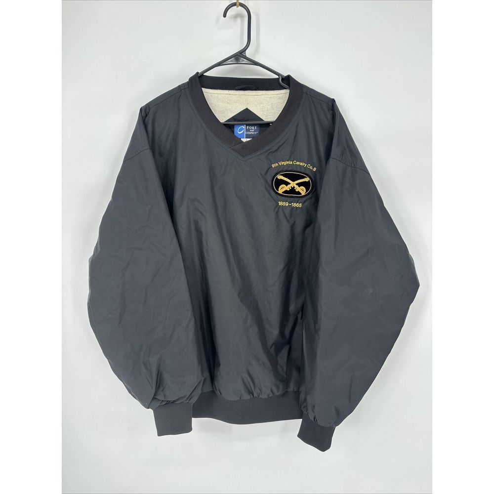 9th Virginia‎ Cavalry Co. B Windbreaker Pullover Men's Size L Port And Company